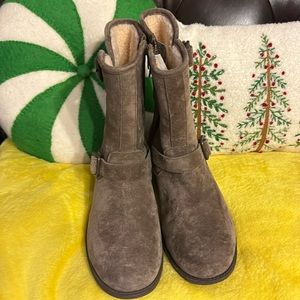 Ugg suede above ankle boots